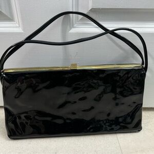 Vintage ladies evening purse bag handbag fake leather Theodor California